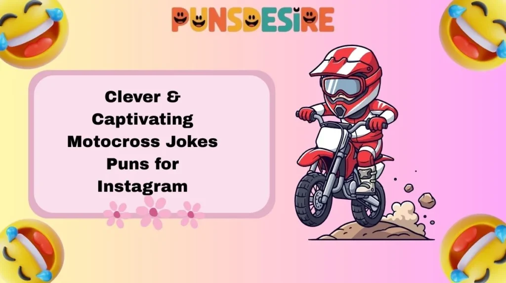 Clever & Captivating Motocross Jokes Puns for Instagram