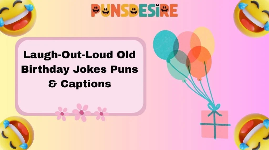 Laugh-Out-Loud Old Birthday Jokes Puns & Captions