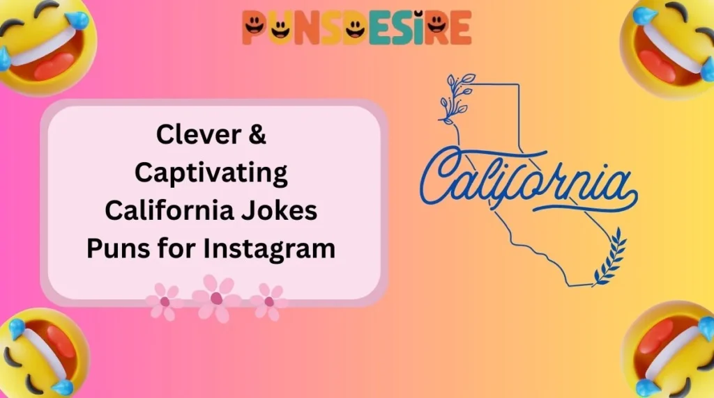 Clever & Captivating California Jokes Puns for Instagram