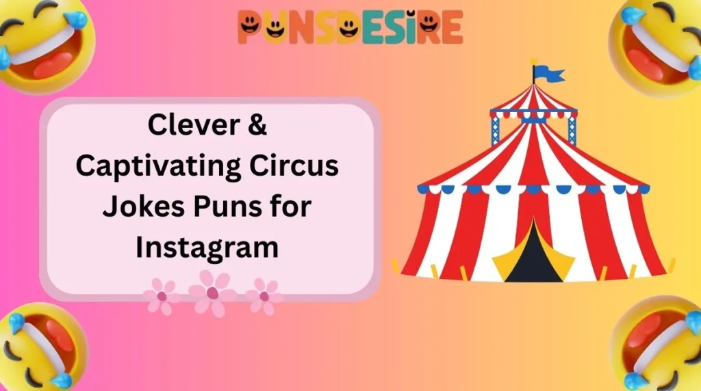 Clever & Captivating Circus Jokes Puns for Instagram