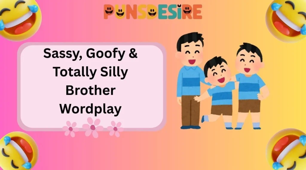 Sassy, Goofy & Totally Silly Brother Wordplay