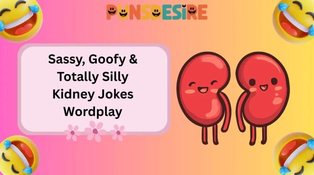 Sassy, Goofy & Totally Silly Kidney Jokes Wordplay