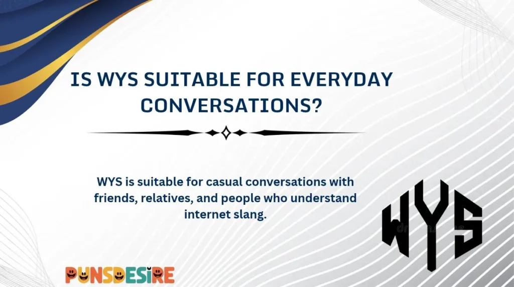 Is WYS Suitable for Everyday Conversations?