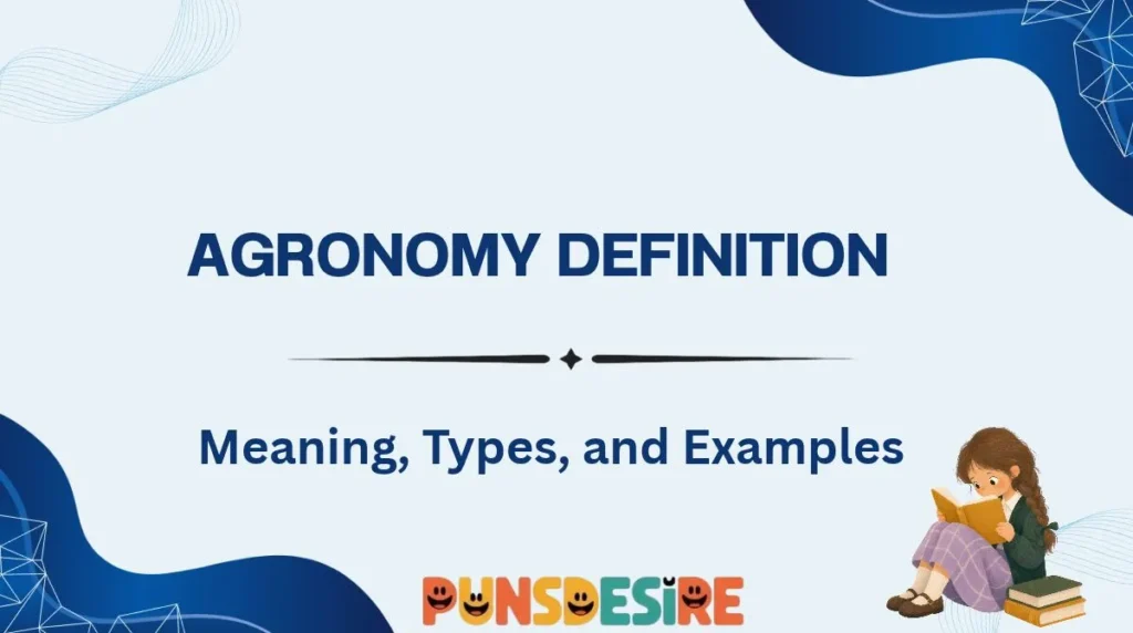 Agronomy Definition